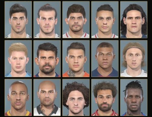 FIFA19 Conversions Faces Pack #1 For PES 19 FIFA19 Conversions Faces Pack #1 For PES 19